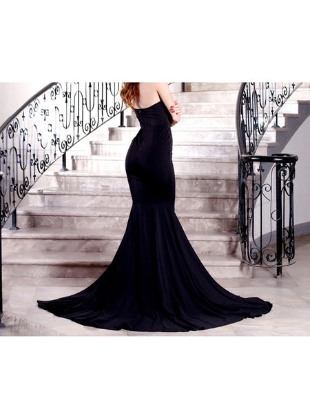 Rose Gown- Black - Top Glam Shop