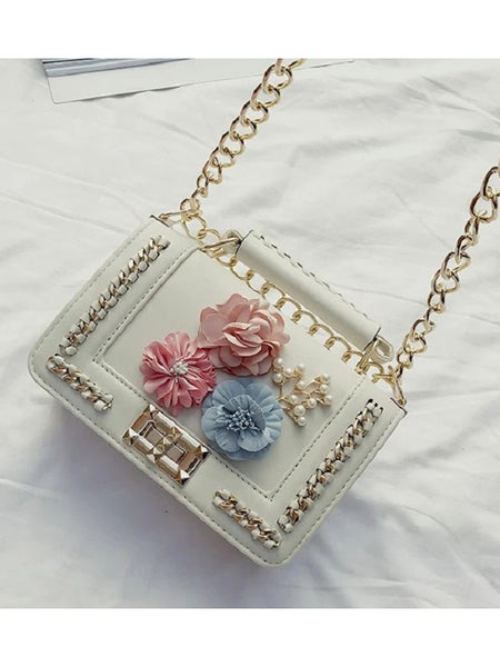 Lucy 3D Embroidered Bag- 3 Colors - Top Glam Shop