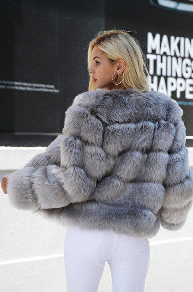 Adora Faux Fur Coat- 3 Colors - Top Glam Shop