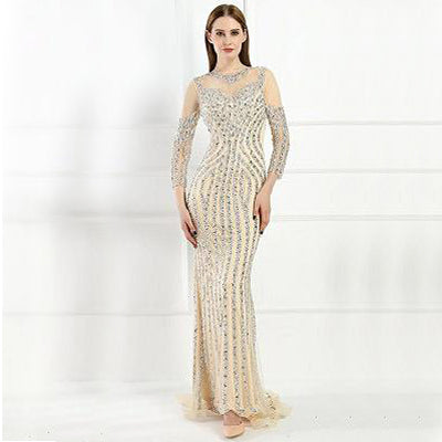 Dutchess Crystal Gown - Top Glam Shop