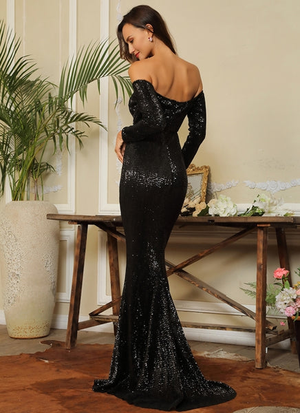 Giselle Gown- Black - Top Glam Shop