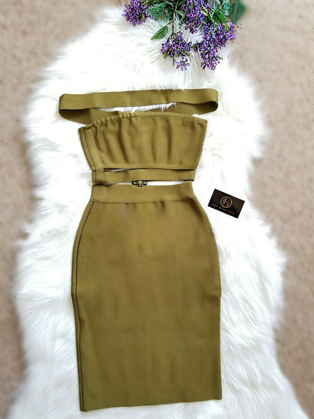 Lana Bandage Dress- 2 Colors - Top Glam Shop