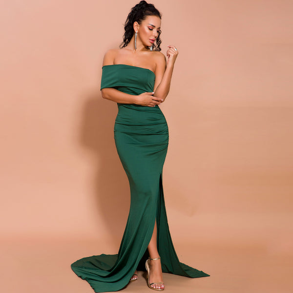 Laurinda Gown- Emerald - Top Glam Shop