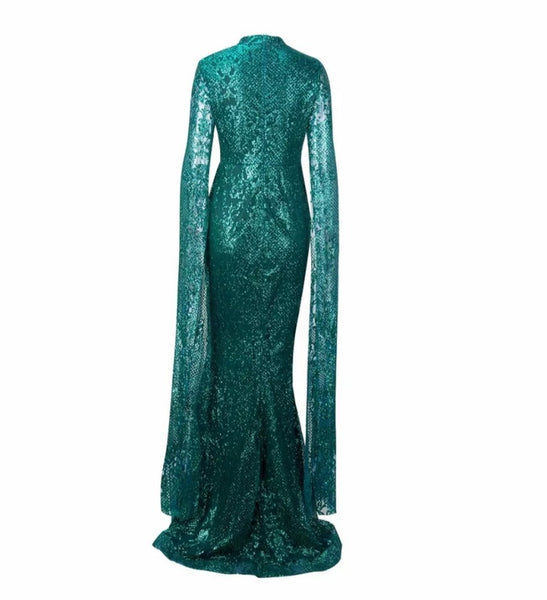 Marianna Gown- Emerald - Top Glam Shop