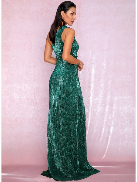 Nicoletta Gown- Emerald - Top Glam Shop