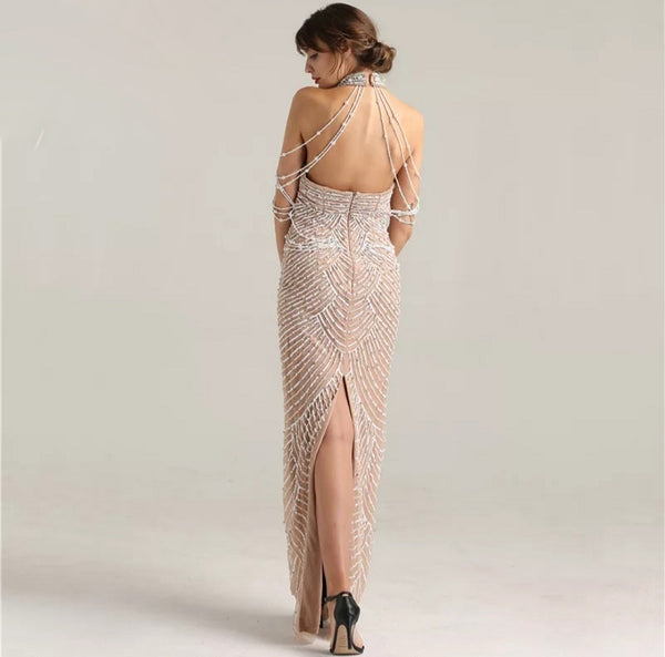 Serenity Beaded Gown - Top Glam Shop