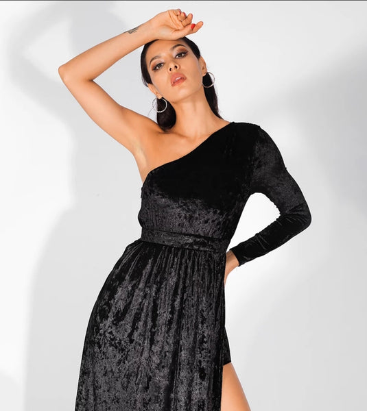 Sahar Gown- Black - Top Glam Shop