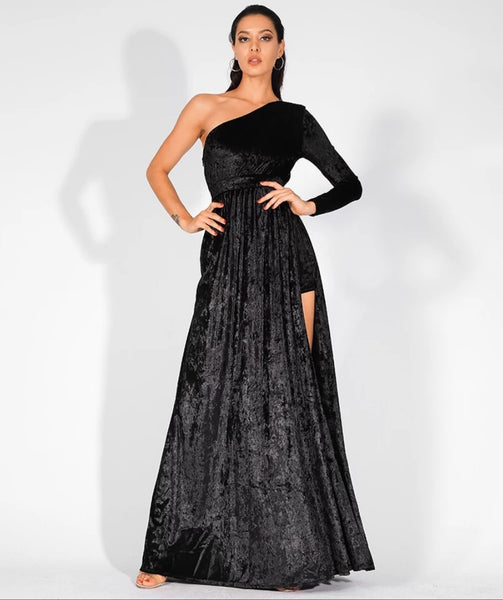 Sahar Gown- Black - Top Glam Shop
